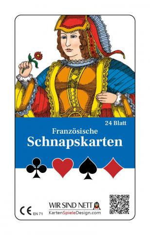 Schnapskarten Französische - Deckblatt Schnapskarten Französische - Deckblatt