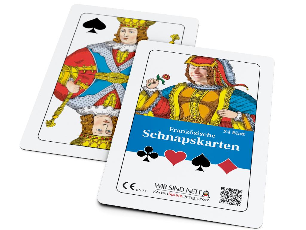 Schnapskarten Französische