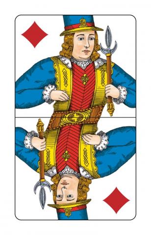 Schnapskarten Französische - Karte 14 von 36