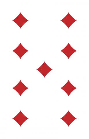 Schnapskarten Französische - Karte 22 von 36