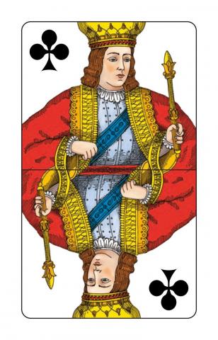 Schnapskarten Französische - Karte 8 von 36