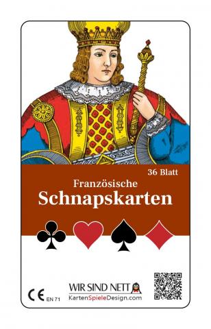 Schnapskarten Französische - Deckblatt