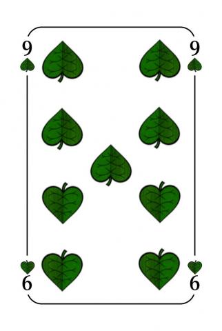 Skat Deutsches Blatt - Karte 23 von 32 Skat Deutsches Blatt - Karte 23 von 32