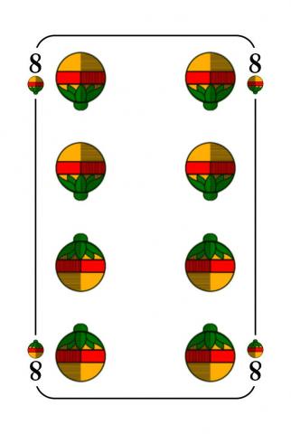 Skat Deutsches Blatt - Karte 26 von 32 Skat Deutsches Blatt - Karte 26 von 32
