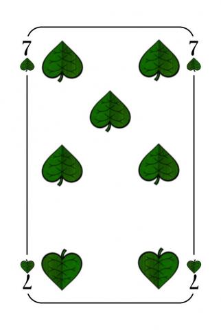 Skat Deutsches Blatt - Karte 31 von 32 Skat Deutsches Blatt - Karte 31 von 32