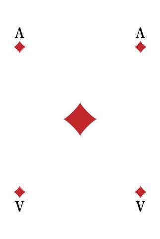 Skat Französisches Blatt - Karte 2 von 32 Skat Französisches Blatt - Karte 2 von 32