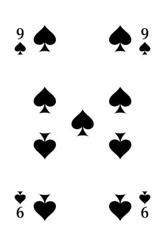Skat Französisches Blatt - Karte 23 von 32 Skat Französisches Blatt - Karte 23 von 32