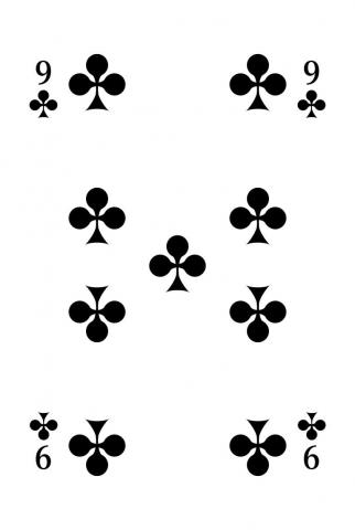 Skat Französisches Blatt - Karte 24 von 32 Skat Französisches Blatt - Karte 24 von 32