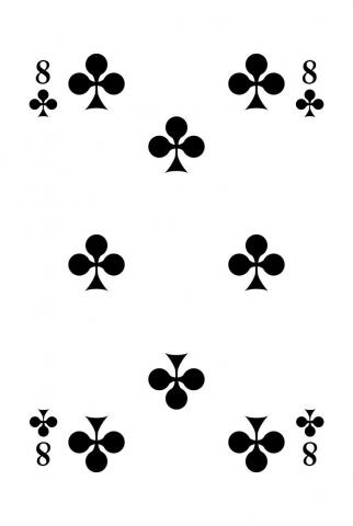 Skat Französisches Blatt - Karte 28 von 32 Skat Französisches Blatt - Karte 28 von 32