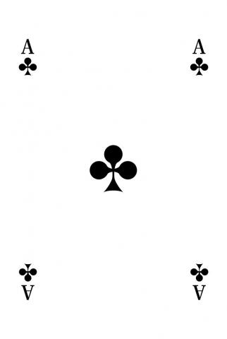 Skat Französisches Blatt - Karte 4 von 32 Skat Französisches Blatt - Karte 4 von 32