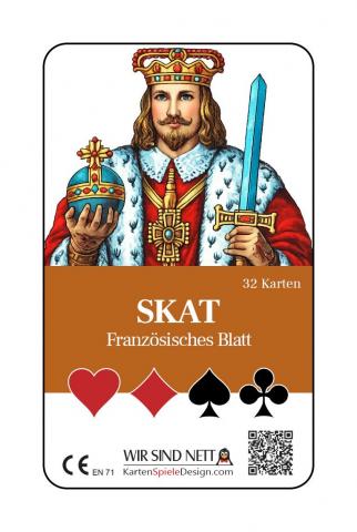 Skat Französisches Blatt - Deckblatt Skat Französisches Blatt - Deckblatt