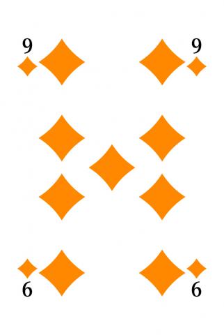 Skat Vierfarbenblatt - Karte 22 von 32