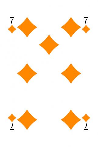 Skat Vierfarbenblatt - Karte 30 von 32
